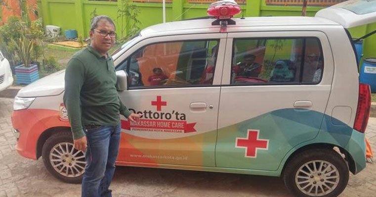 Walikota Makassar, Moh. Ramdhan Pomanto dan mobil operasional Home Care