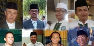Gambar atas dari kiri ke kanan: Prof Ambo Asse, Dr Irwan Akib, Syamsuriadi, Darwis Lantik. Gambar bawah dari kiri ke kanan: Rakhim Nanda, Saleh Molla, Mawardi Pewangi, dan KH Ahmad Tawalla.