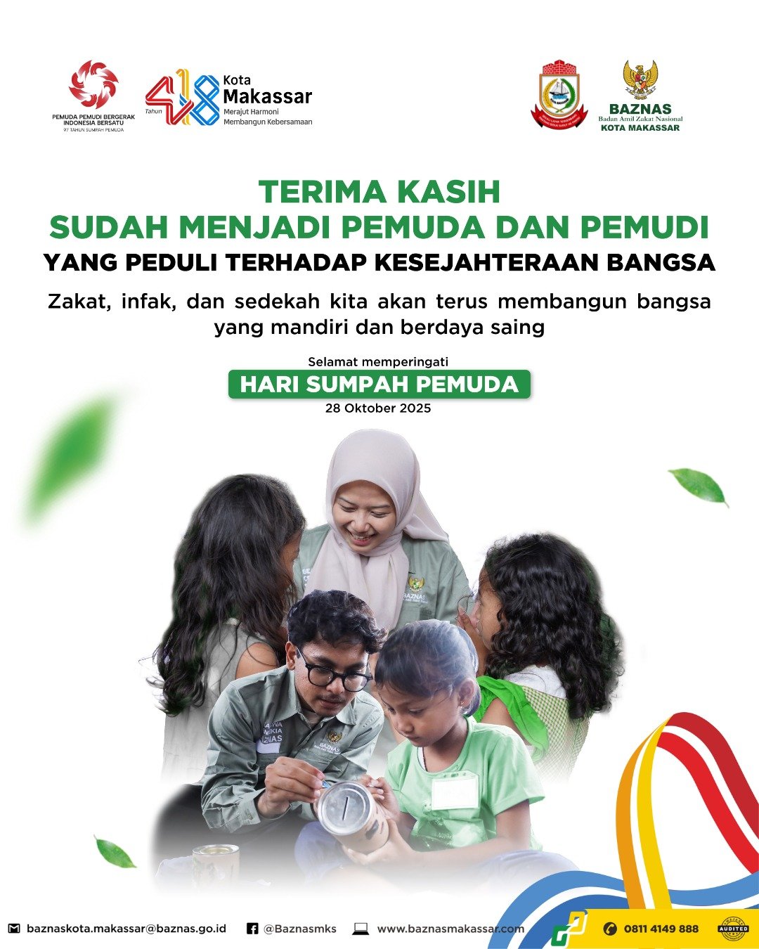 ATM : Semangat Sumpah Pemuda Harus Melekat di Jajaran BAZNAS Makassar